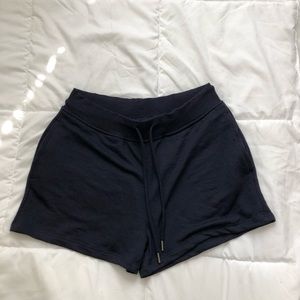 Navy H&M Sweatshorts